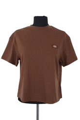 T-shirt Dickies Marron en Coton, taille XS - Seconde Main