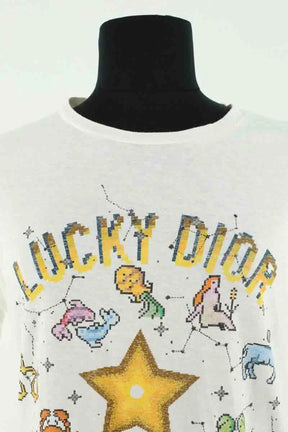T-shirt Dior Blanc en Coton