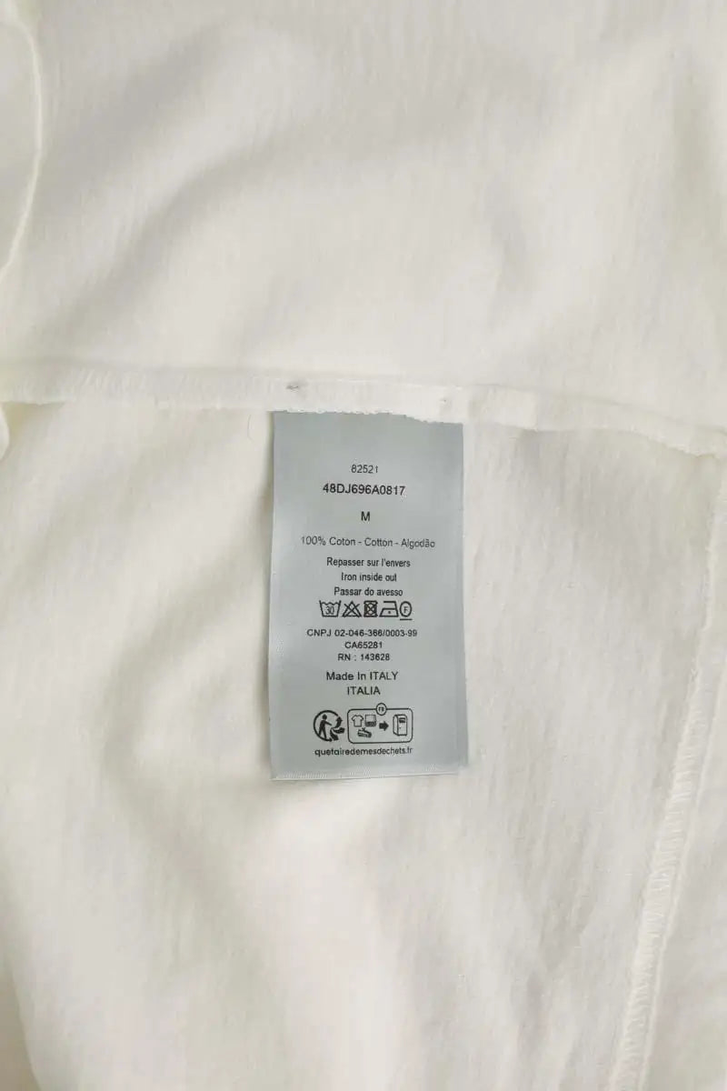 T-shirt Dior Blanc en Coton