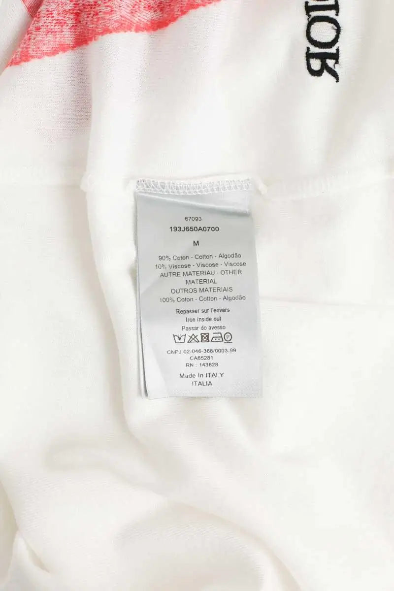 T-shirt Dior Blanc en Coton