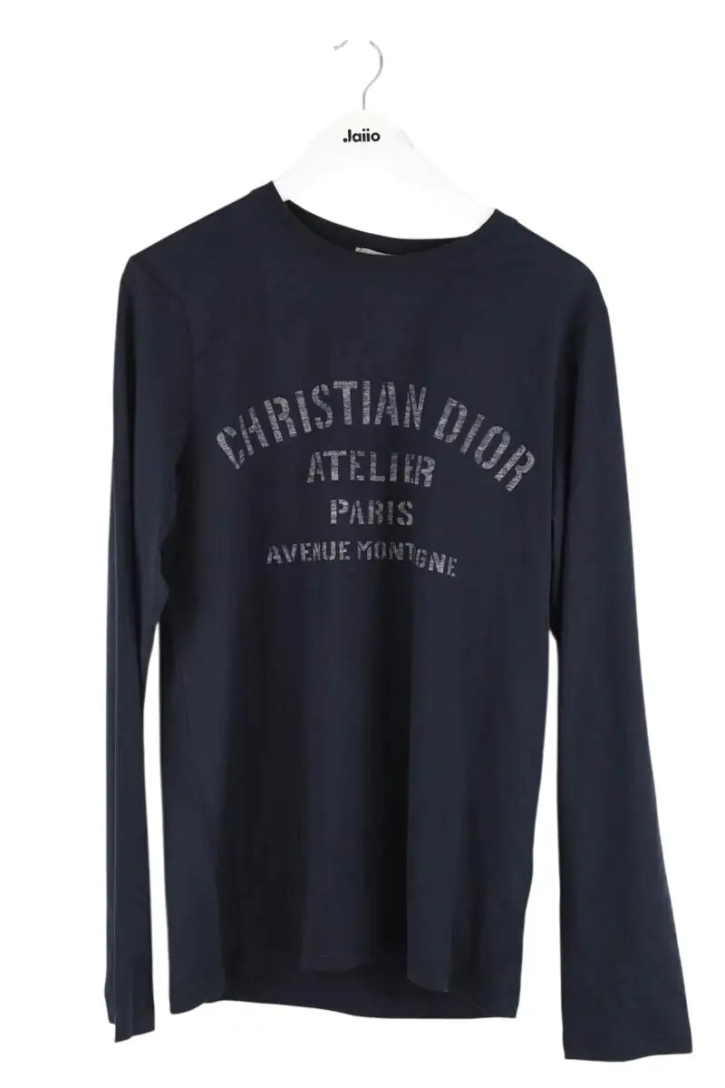T-shirt Dior Marine en Coton, taille M - Seconde Main