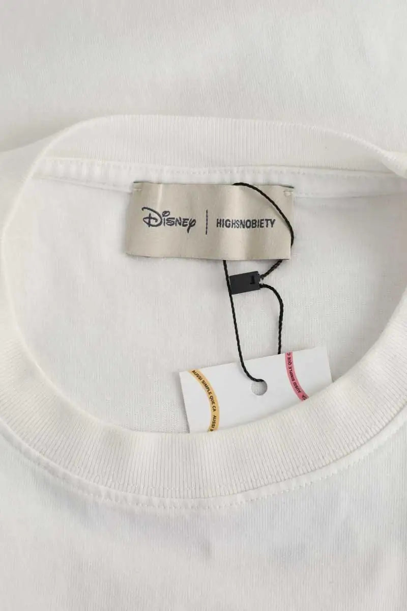T-shirt Disney Blanc en Coton