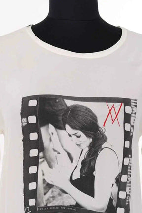 T-shirt Dolce & Gabbana Ecru en Synthétique