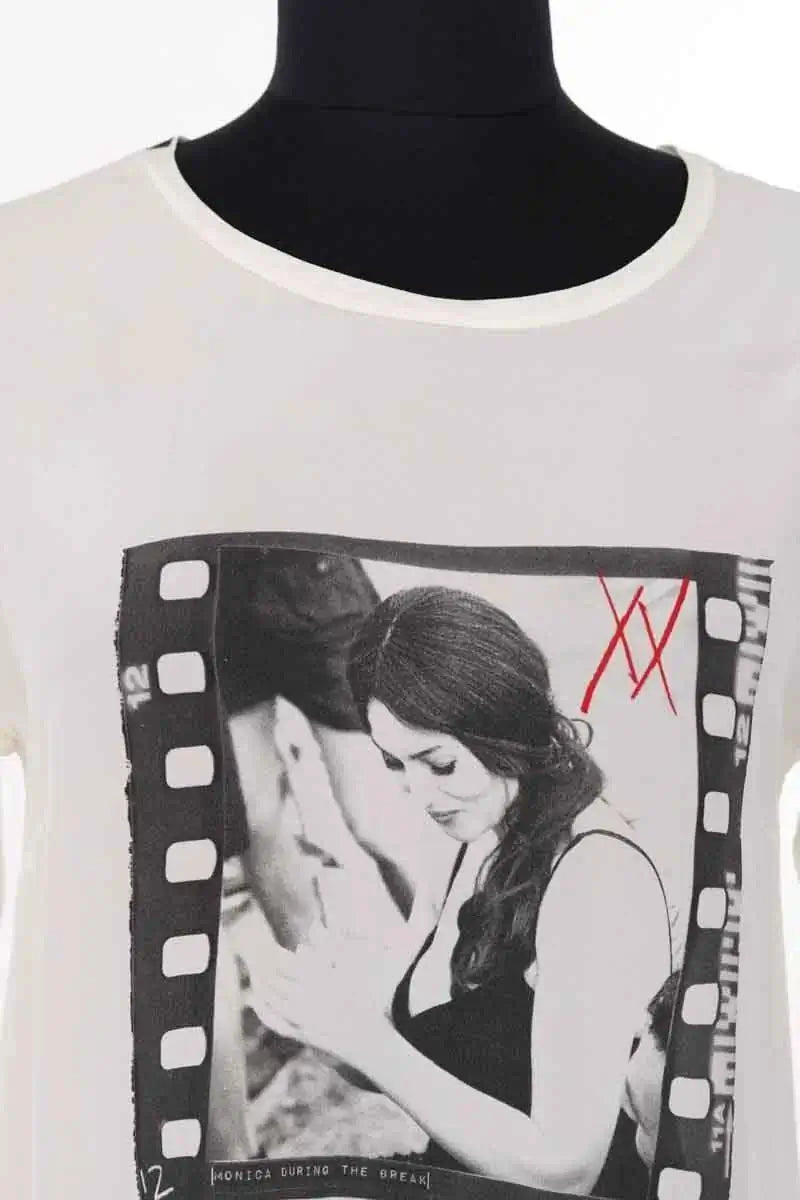 T-shirt Dolce & Gabbana Ecru en Synthétique