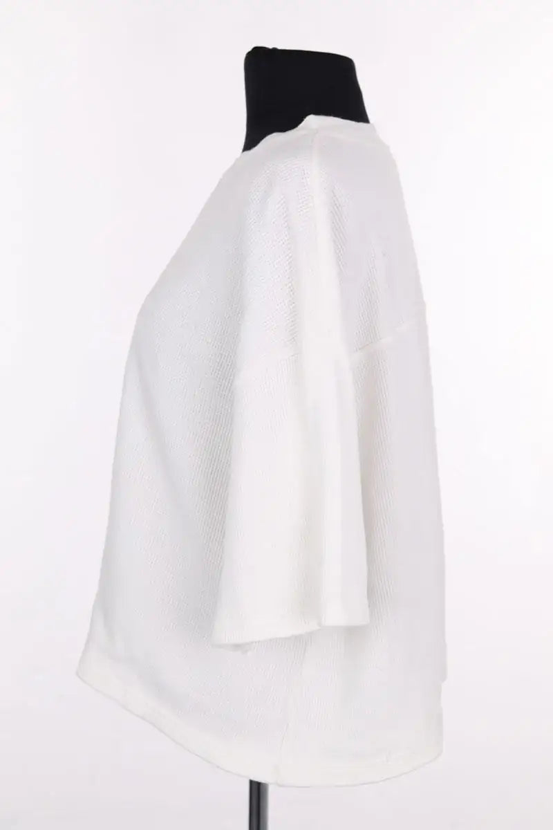T-shirt Eat Dust Blanc en Coton