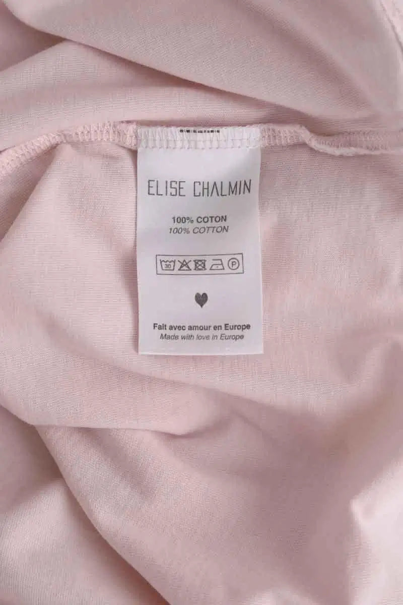 T-shirt Elise Chalmin Rose en Coton