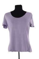 T-shirt Emporio Armani Violet en Viscose, taille XXXL - Seconde Main