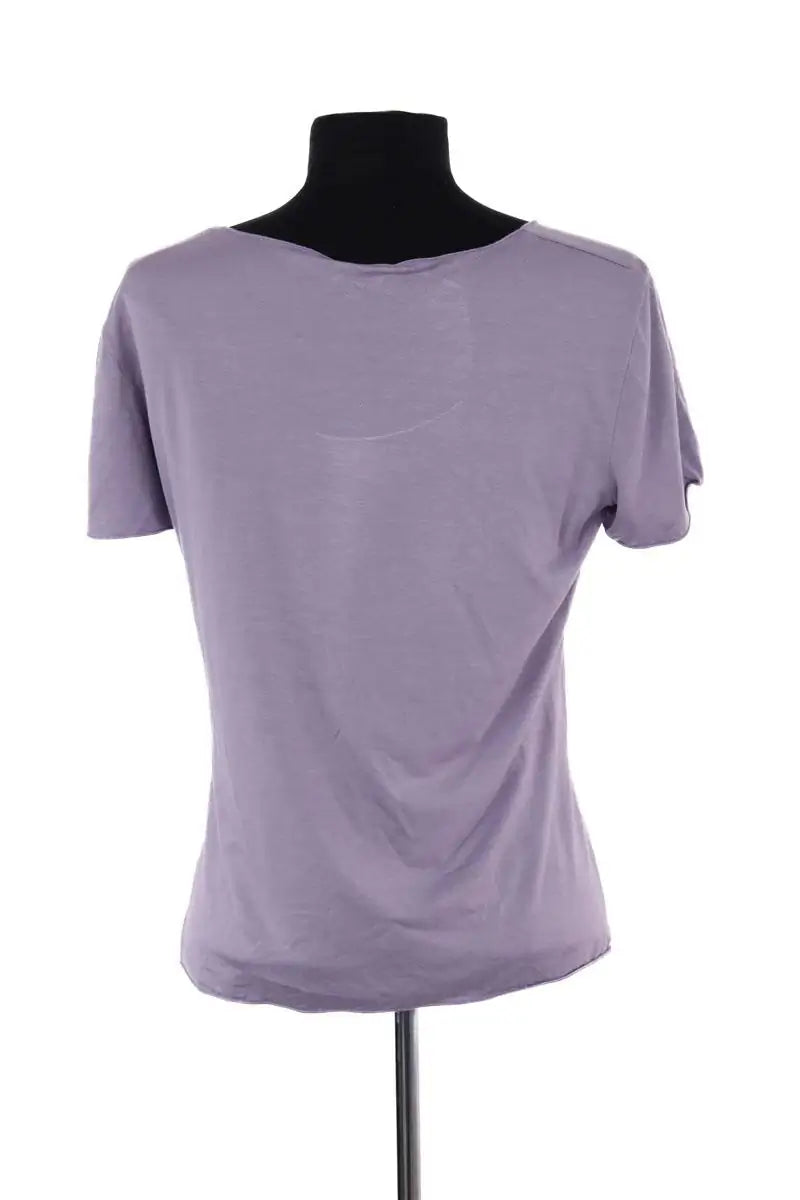 T-shirt Emporio Armani Violet en Viscose