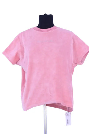 T-shirt éponge Sonia Rykiel Rose en Coton, taille S - Seconde Main