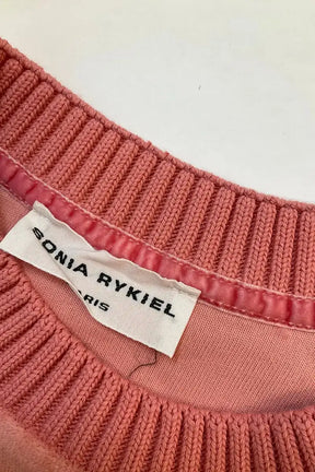 T-shirt éponge Sonia Rykiel Rose en Coton