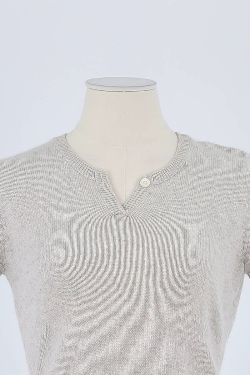 T-shirt Eric Bompard Gris en Cachemire