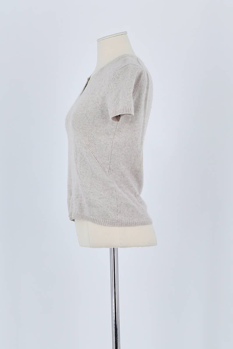 T-shirt Eric Bompard Gris en Cachemire