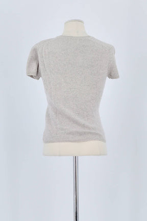 T-shirt Eric Bompard Gris en Cachemire