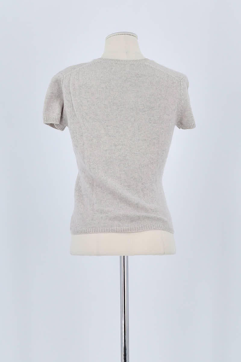 T-shirt Eric Bompard Gris en Cachemire