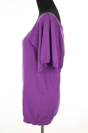 T-shirt Eric Bompard Violet en Cachemire