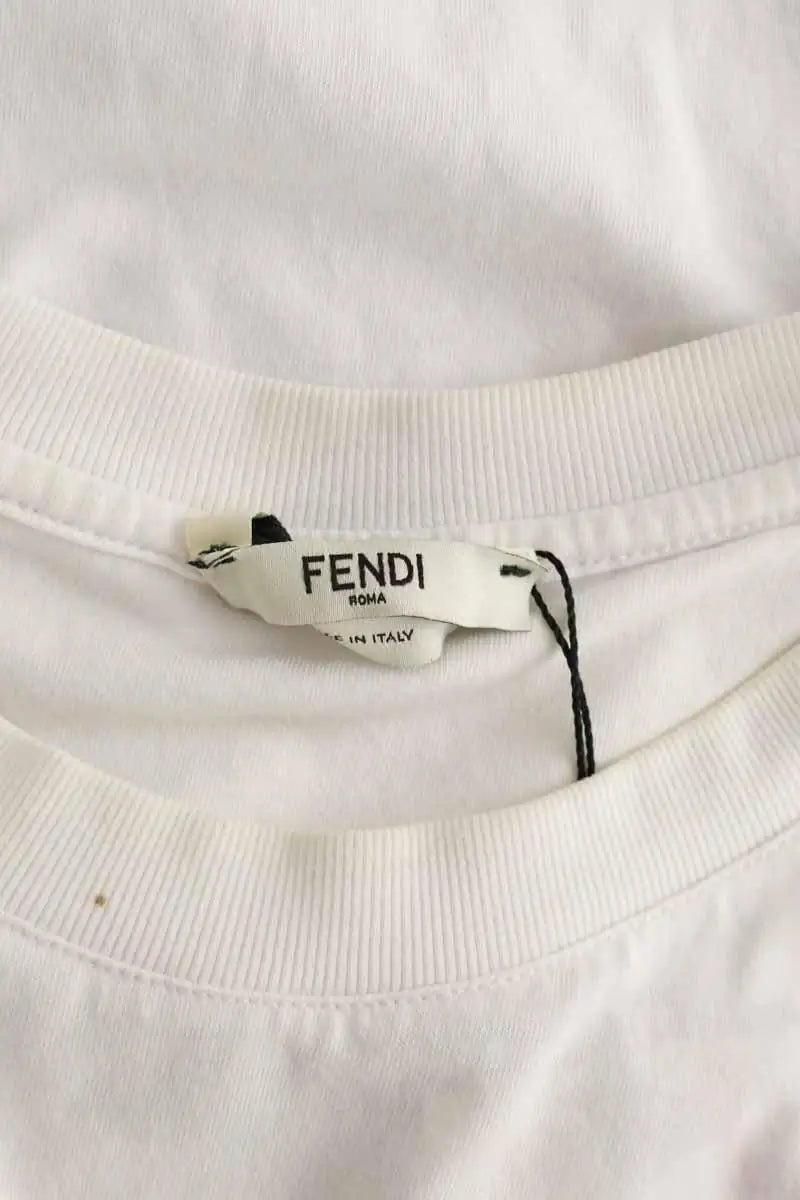 T-shirt Fendi Blanc en Coton