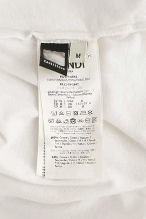 T-shirt Fendi Blanc en Coton