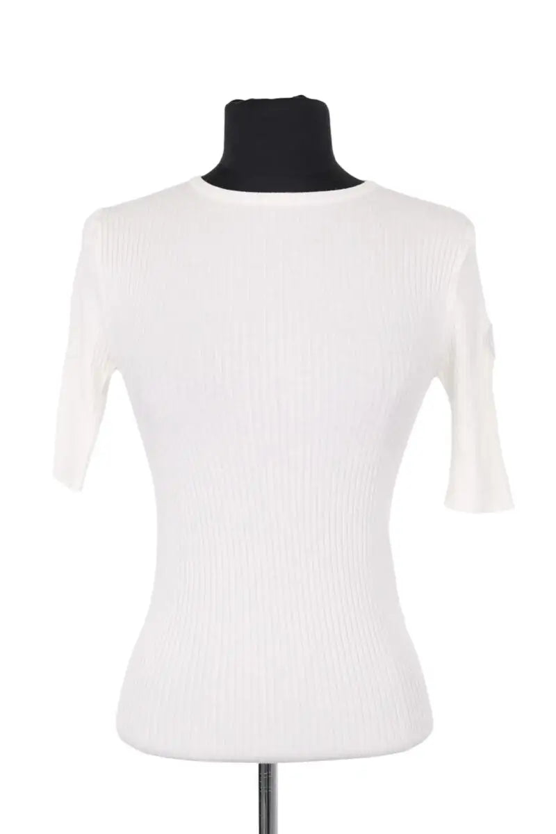T-shirt Fusalp Blanc en Viscose, taille S - Seconde Main