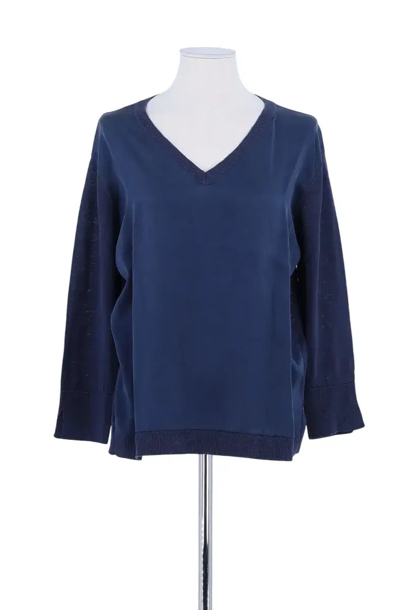 T-shirt Gerard Darel Bleu en Lin, taille M - Seconde Main