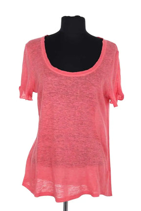 T-shirt Gerard Darel Rose en Lin, taille M - Seconde Main