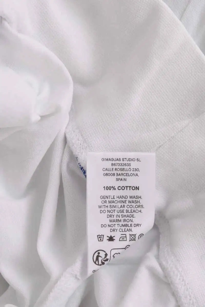 T-shirt Gimaguas Blanc en Coton