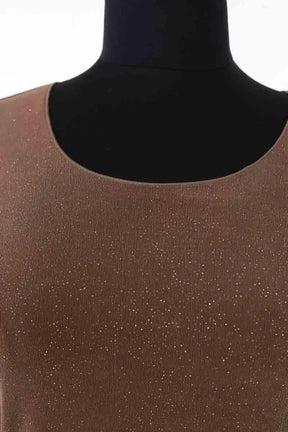 T-shirt Giorgio Armani Marron en Viscose