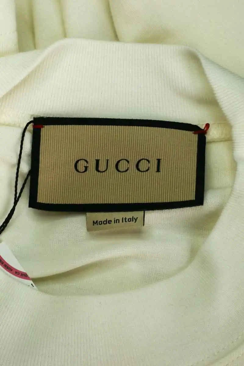 T-shirt Gucci Beige en Coton