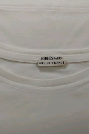 T-shirt Hermès Blanc en Coton