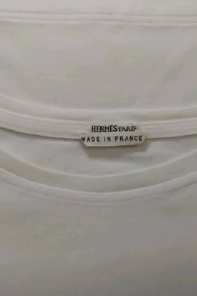 T-shirt Hermès Blanc en Coton
