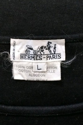 T-shirt Hermès Noir en Coton
