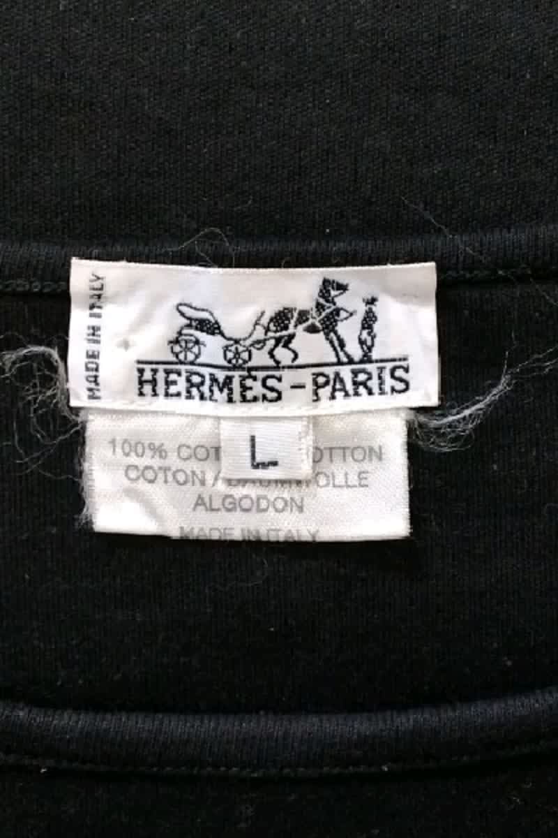 T-shirt Hermès Noir en Coton