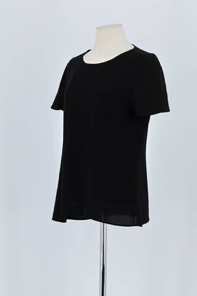 T-shirt Hugo Boss Noir en Soie