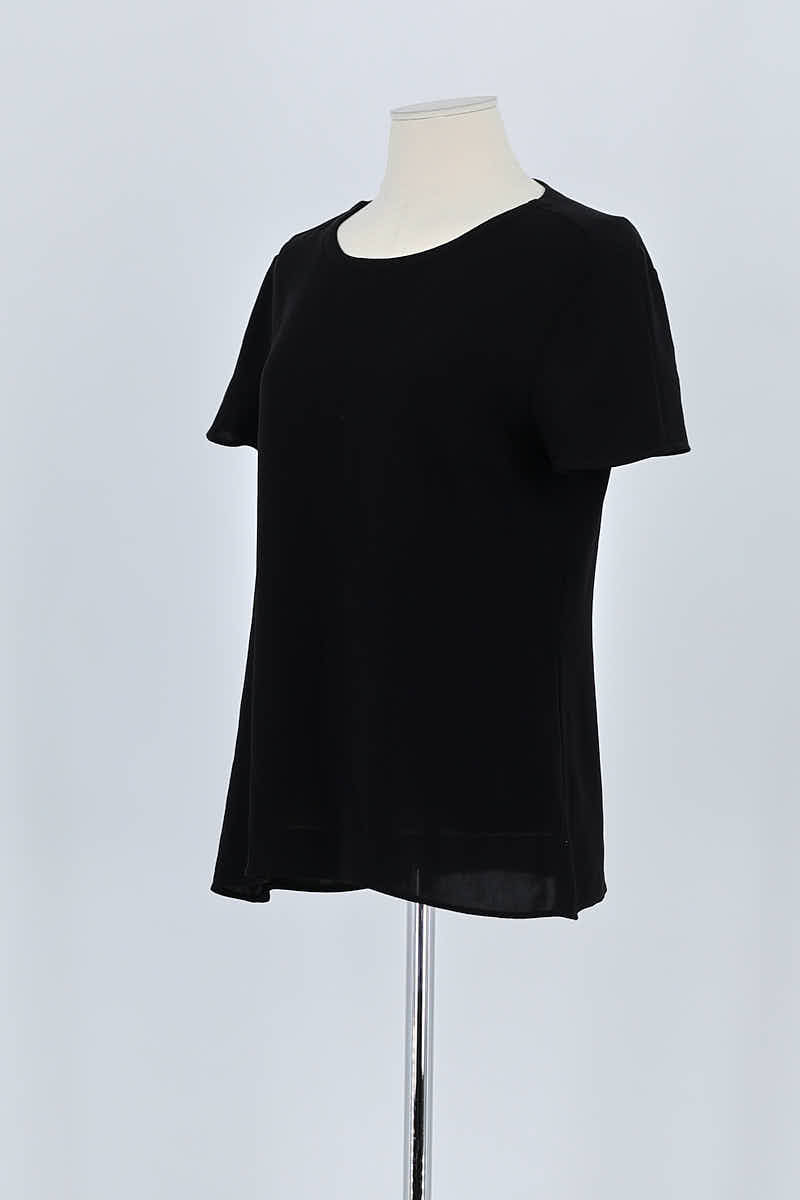 T-shirt Hugo Boss Noir en Soie