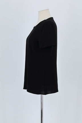 T-shirt Hugo Boss Noir en Soie