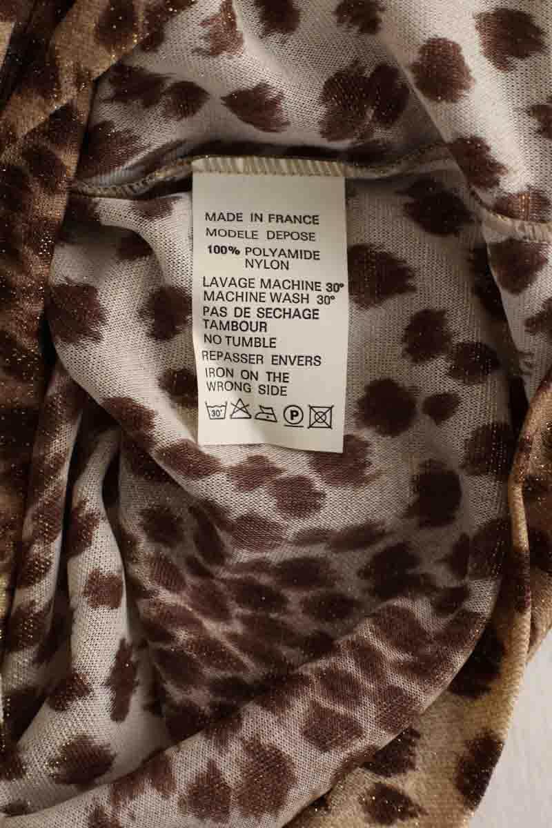 T-shirt Irie Wash Marron en Synthétique