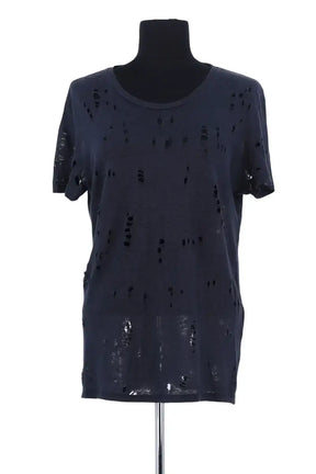T-shirt Iro Anthracite en Lin, taille S - Seconde Main