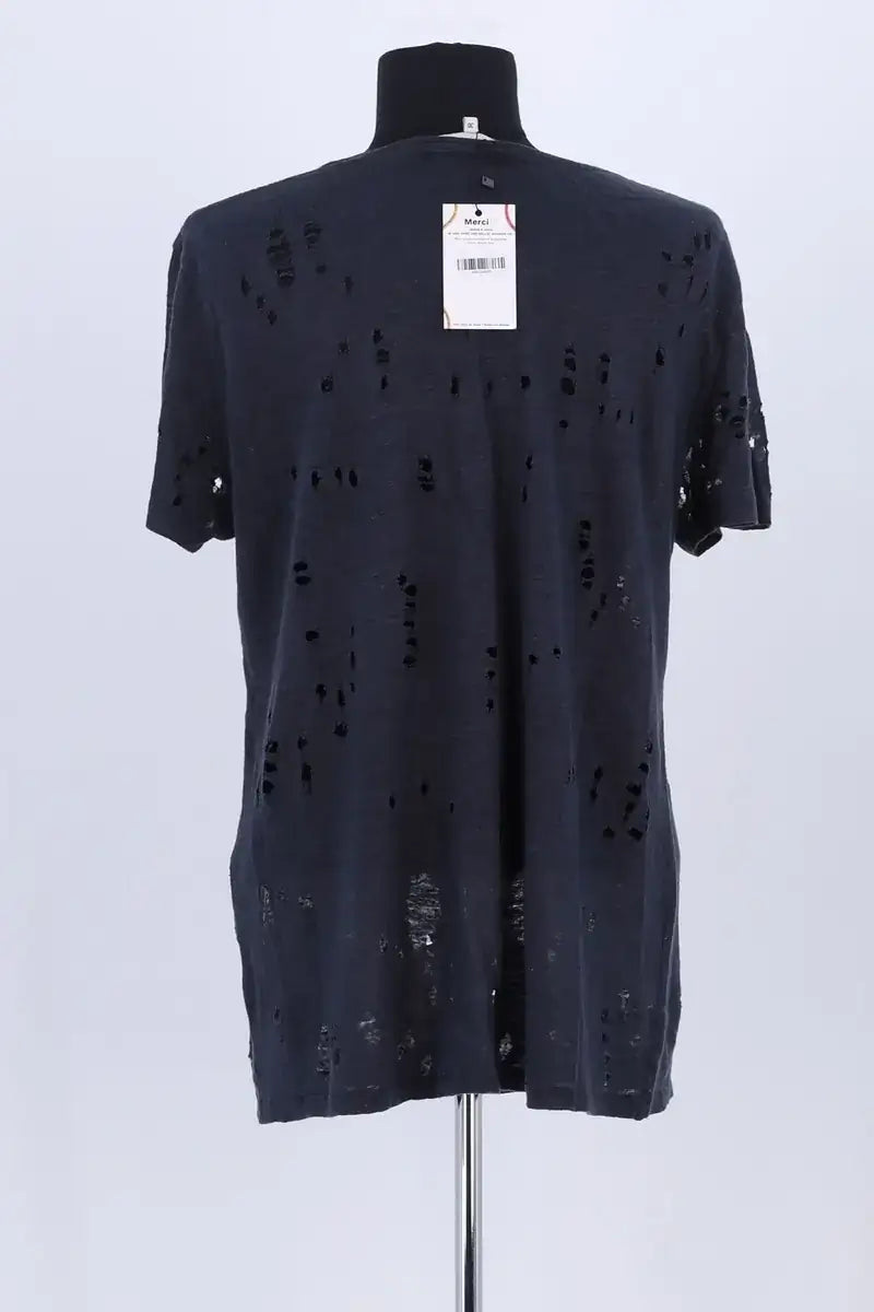 T-shirt Iro Anthracite en Lin