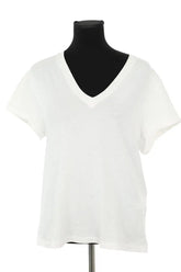 T-shirt Iro Jolia Blanc en Coton, taille S - Seconde Main