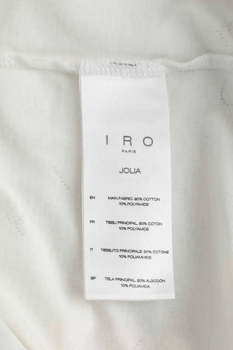 T-shirt Iro Jolia Blanc en Coton