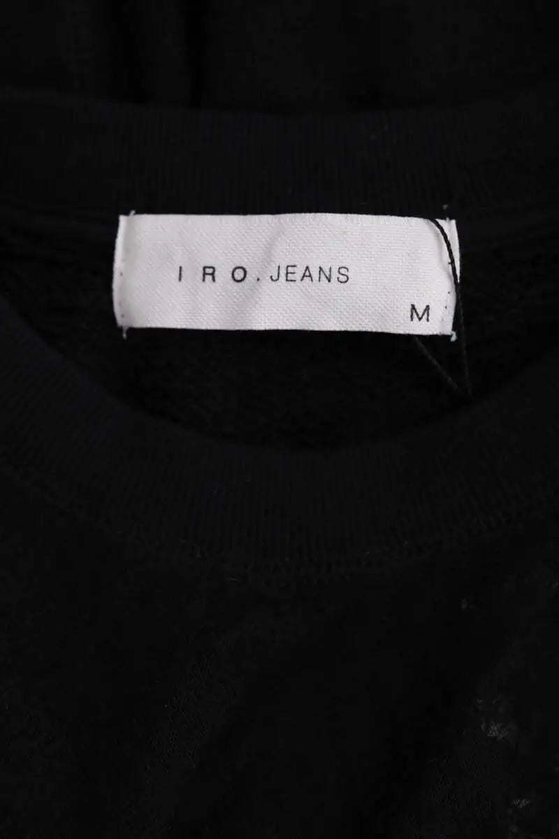 T-shirt Iro Noir en Coton