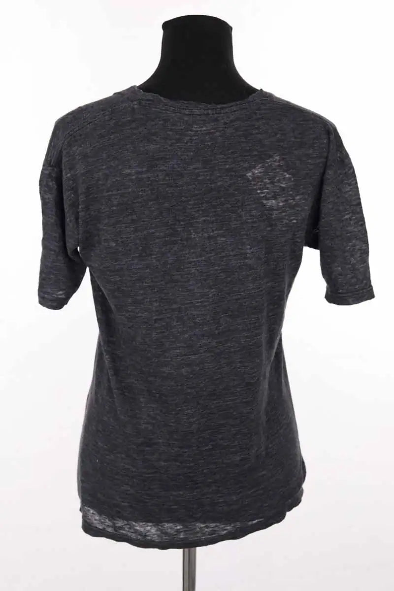 T-shirt Isabel Marant Anthracite en Lin