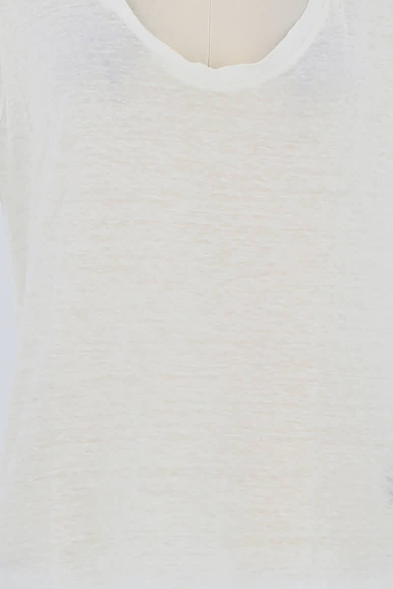 T-shirt Isabel Marant Blanc en Lin