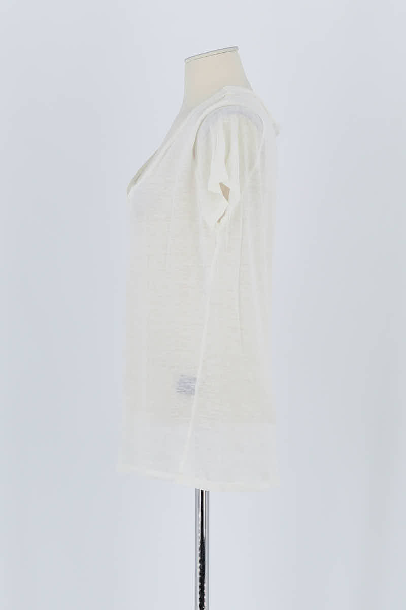 T-shirt Isabel Marant Blanc en Lin