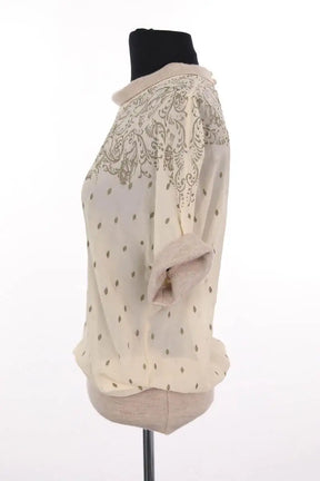 T-shirt Isabel Marant Étoile Beige en Soie