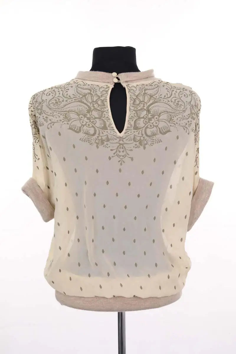 T-shirt Isabel Marant Étoile Beige en Soie