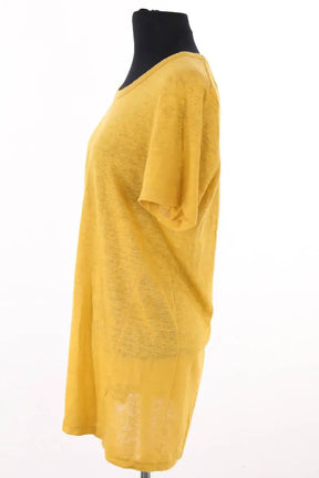 T-shirt Isabel Marant Étoile Jaune en Lin