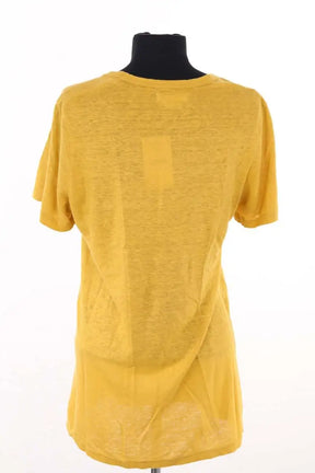 T-shirt Isabel Marant Étoile Jaune en Lin