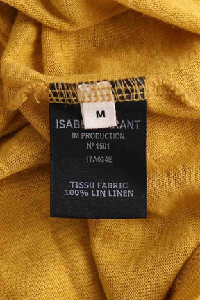 T-shirt Isabel Marant Étoile Jaune en Lin