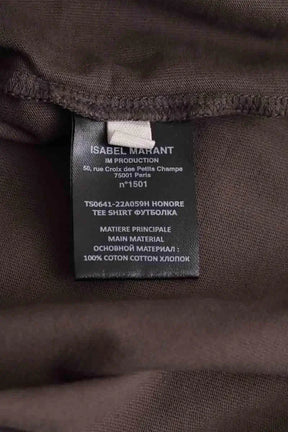 T-shirt Isabel Marant Gris en Coton