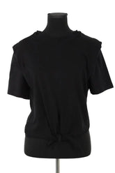 T-shirt Isabel Marant Noir en Coton, taille S - Seconde Main